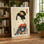 Woman in Profile Japandi - Wrapped Canvas-1293178242-1293178240