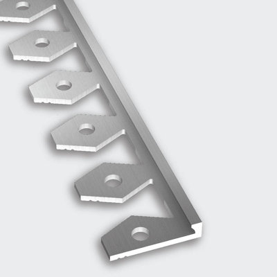 AEP-A-030-A1-B, Zero-Lip Aluminum End Cap, 3mm floors, Bendable