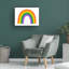 Paysage audacieux, arc-en-ciel abstrait coloré-382607053
