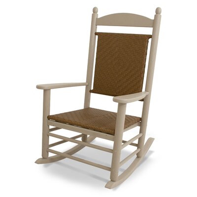 Jefferson Woven Rocking Chair -  POLYWOOD®, K147FSATW
