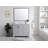 Moore 42'' Single Bathroom Vanity with Engineered Marble Top-1958080146