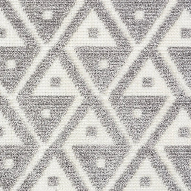 Hoffmann Velvet Fabric, Silver