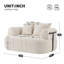 Canapé infonuagique simple (Beige)