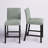 Biggs Upholstered Counter Stool with Solid Wood Frame