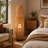 Bohemian Hand Woven Rope Floor Lamp , Outdoor Indoor Floor Lamp Lighting With Bulbs