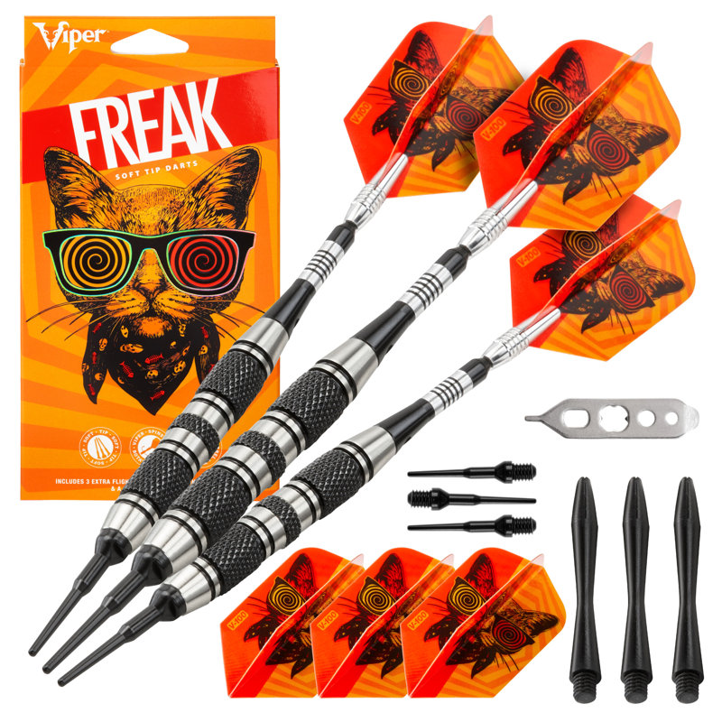 Fléchette à pointe souple The Freak, 1 anneau, 18 g