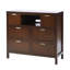 Commode média Milburn Carmel, Cappuccino