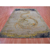 Ceila One-of-a-Kind Rectangle 9' X 12'2" 1950s Wool Area Rug Beige