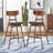 Surrency Upholstered Counter Stool with Solid Wood Frame-1766192503