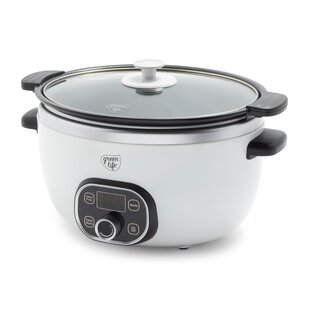  Magnifique 7-Quart Programmable Slow Cooker with Keep Warm  Setting, Digital Timer - Perfect Kitchen Small Appliance for Family Dinners  - Large Enough to Serve 8+ People: Home & Kitchen