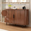 Buffet avec rangement et portes coulissantes doubles