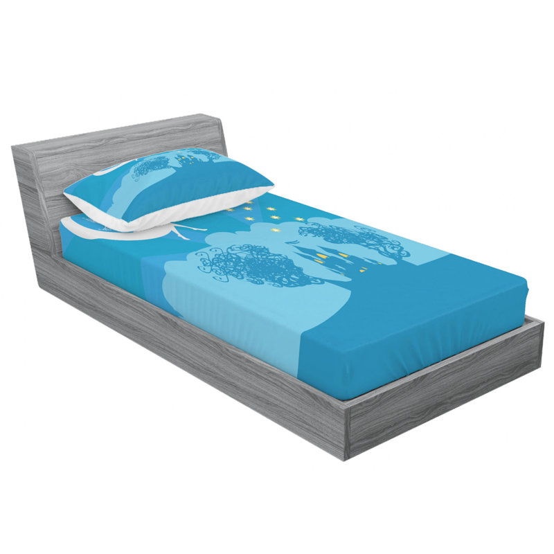 Microfiber Sheet Set, Twin XL Sheet Set with Fitted Sheet