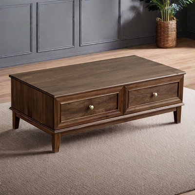 Black walnut solid wood end table
