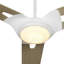 Ventilateur de plafond intelligent intérieur / extérieur Hoffen, ensemble d'éclairage à DEL à intensité variable et télécommande, fonctionne avec l'assistant Google, Amazon Alexa et les raccourcis Siri.-977037213-977037215-977037214