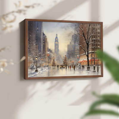 Chirstmas Art-CCCLII -Framed Print - Restickable
