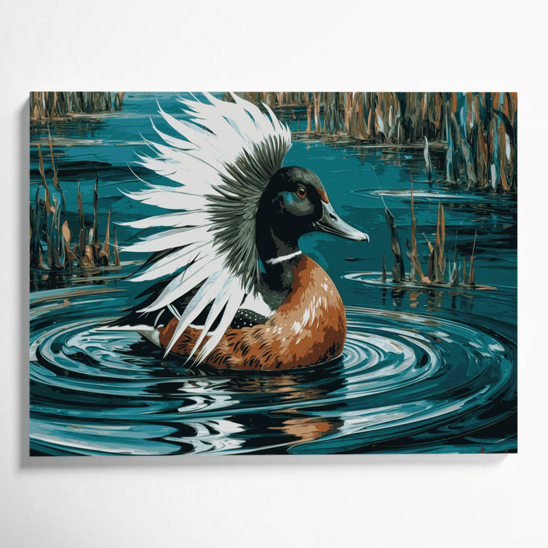 Art mural sur toile gris, H 12 po x l 18 po