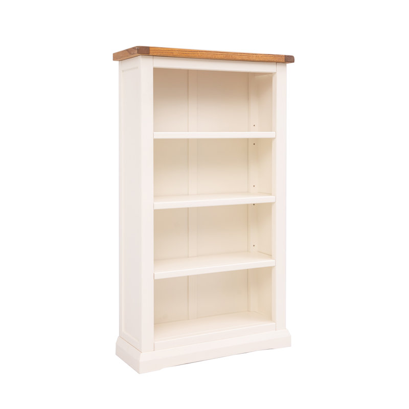 Ireland Bookcase, (4 Shelves) H120 x W70 x D25cm, White
