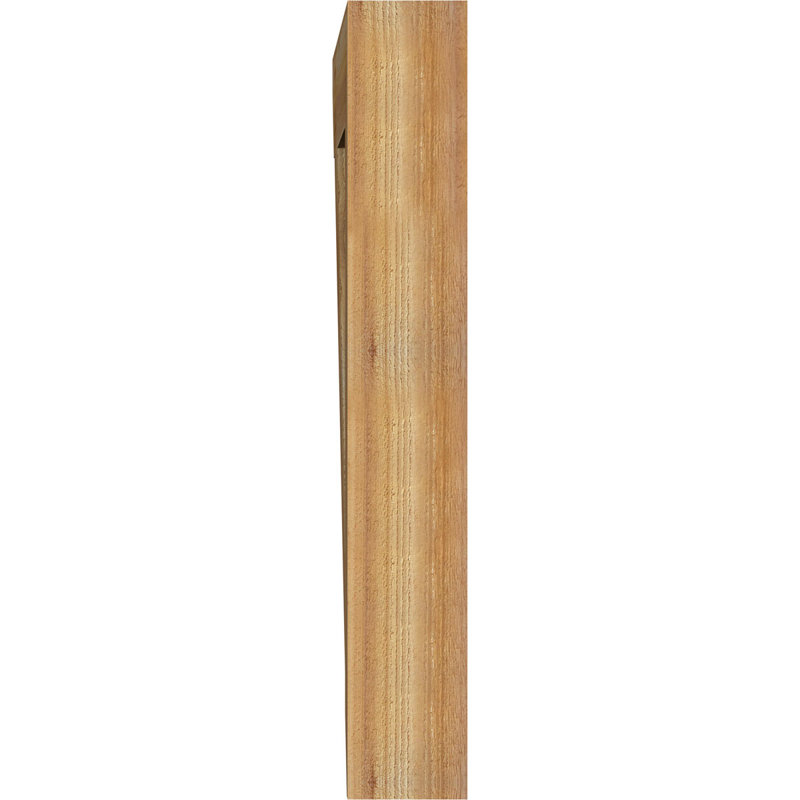 H 6 l x P, Cèdre rouge de l'Ouest brut, L 6 po x P 40 po x H 40 po