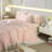 Luxury Long-Staple Cotton Satin Embroidered Lace Duvet Cover Set-105006992-105006995