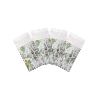 Serviettes de table en satin de coton girafe