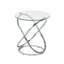 Cuayo Round Sofa Table for Living Room Furniture, 61cm Metal Bed Side Table, End Table-96399417