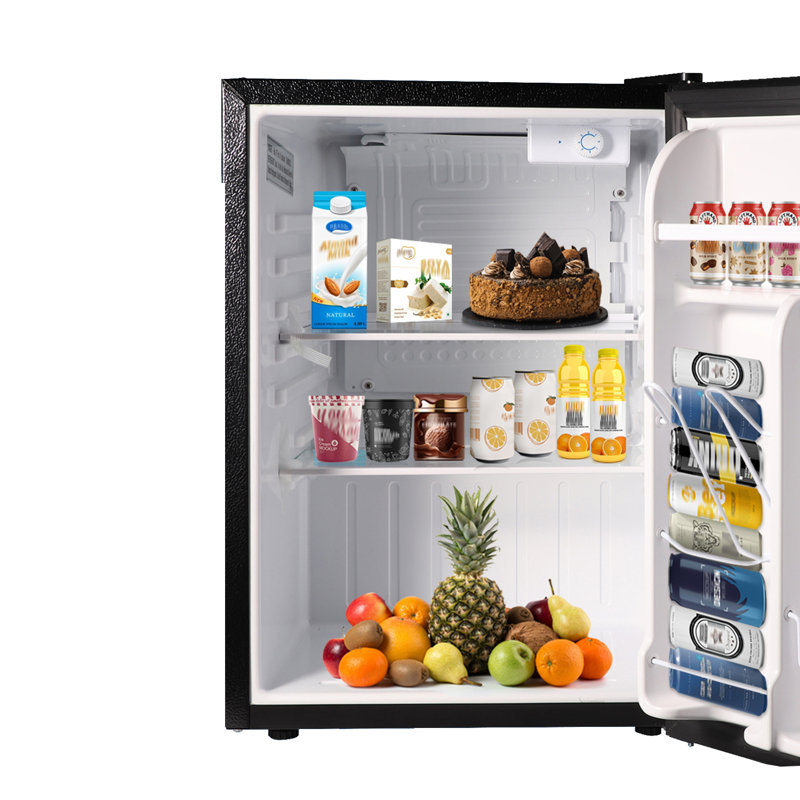 18in Stainless Compact Mini Refrigerator 2.6cf Reversible Door 115V