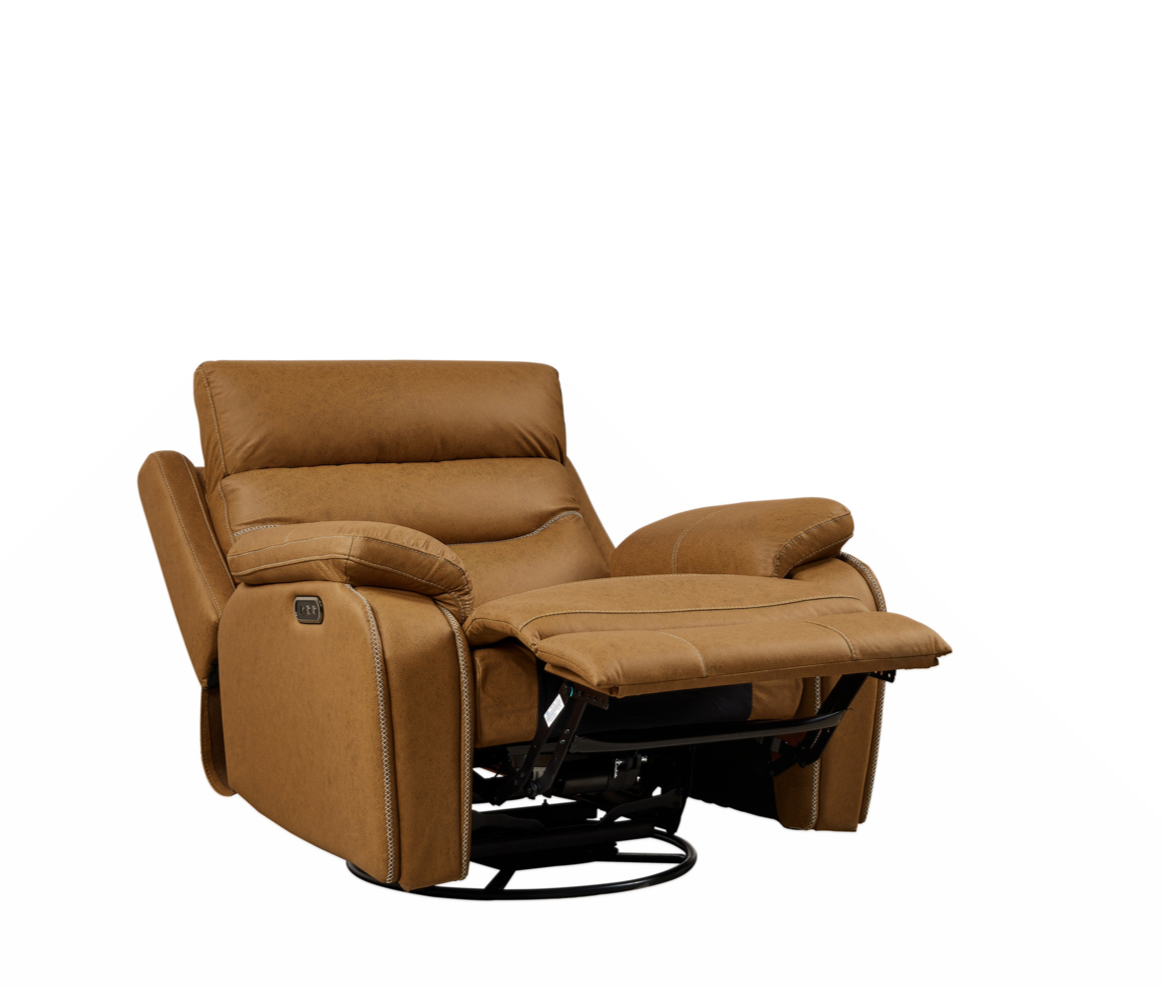 Latitude Run® Kauko Upholstered Swivel Recliner | Wayfair