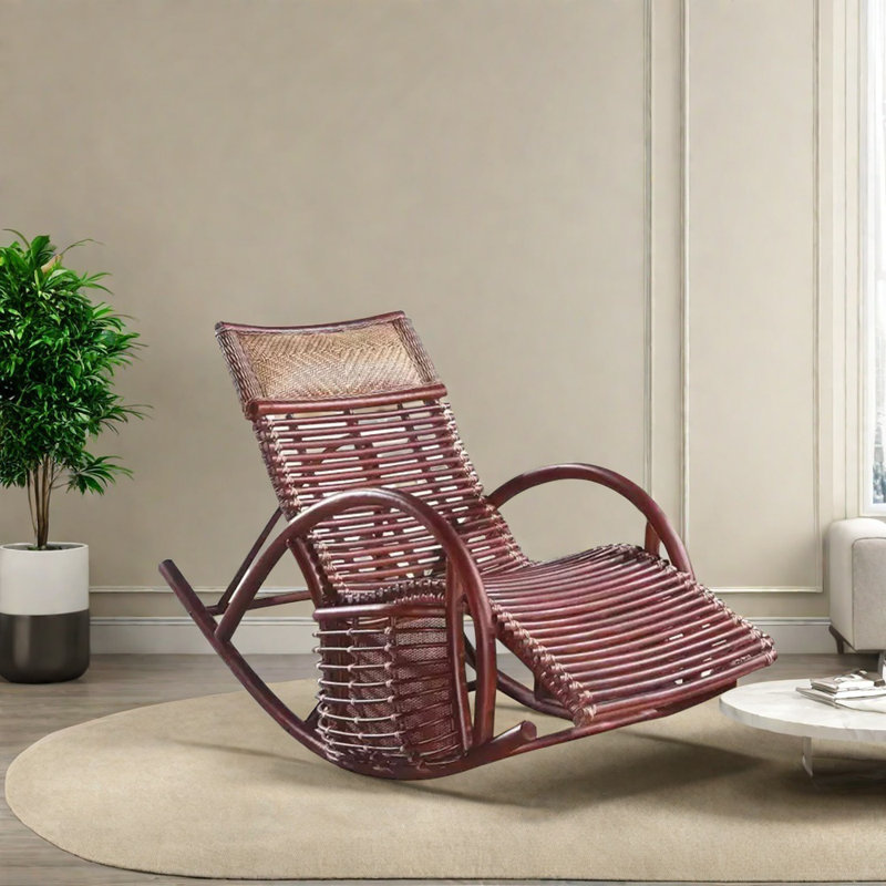 Chaise berçante chinoise exquise