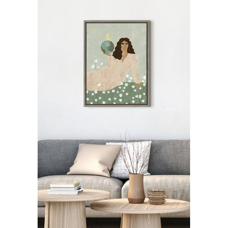 God Is A Woman by Alja Horvat Framed Canvas Wall Art Print