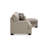 Ead Sectional Sofa Chaise, 4 Pillows, Polyester-111119556-111119557