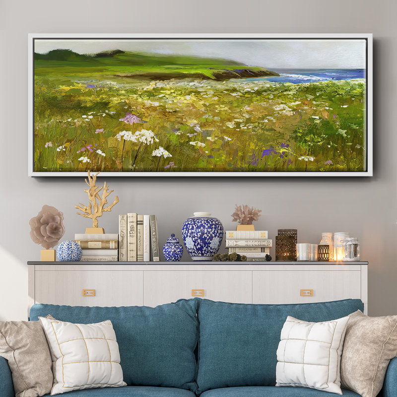 Toile encadrée de qualité supérieure Montara Bluff - prête à être accrochée, H 12 po x l 30 po x P 1,5 po