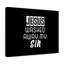 Jesus Washed Away My Sin - Wrapped Canvas Print-1626017026