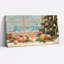 Red Apples and Bread by Snowy Window Christmas Canvas Wall Art-1093921454