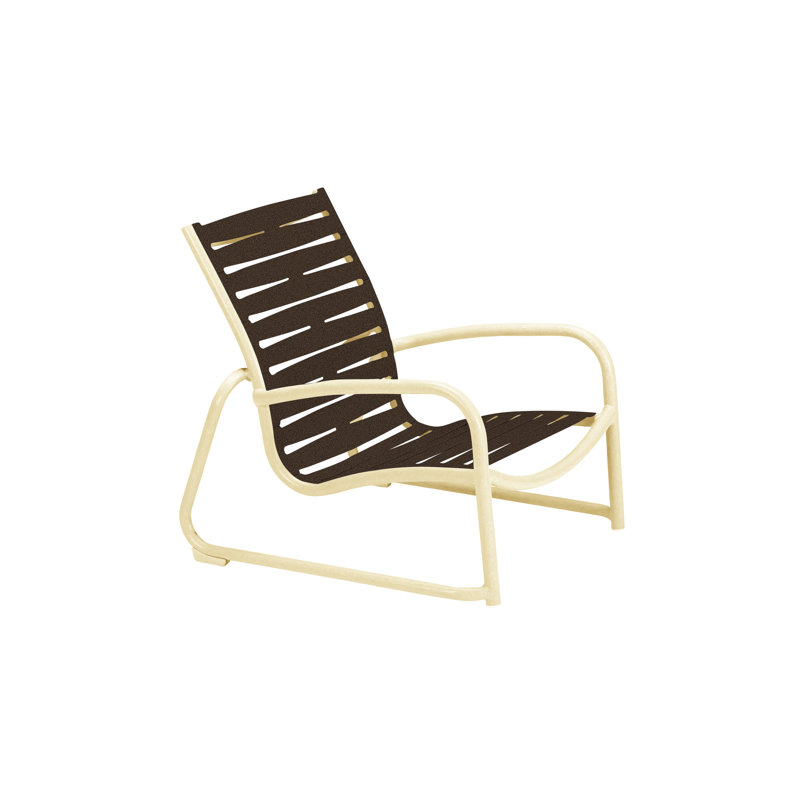Fauteuil de patio Millennia EZ Span ™, Bronze vieilli, Obsidienne