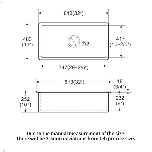 Dimensions du produit