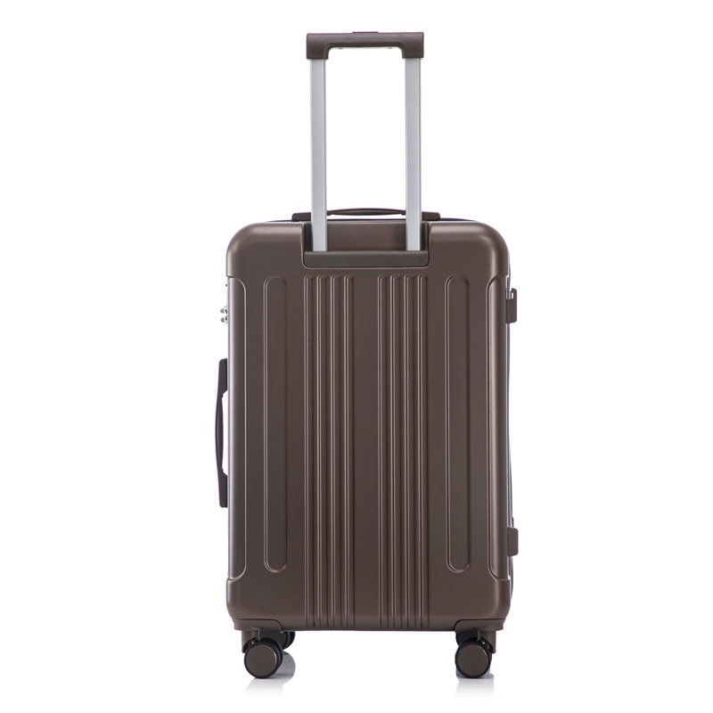 20 po / 24 po / 28 po 3 pièces / ensemble en valise à roulettes ABS, valise de cabine, couleur assortie, serrure à combinaison TSA