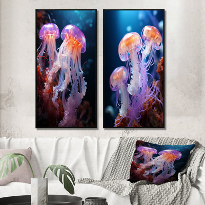 «Ethereal Beauty Jellyfish», «Ethereal Beauty Jellyfish», 2 pièces