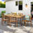Ricardo 6 - Person Acacia Wood Patio Dining Set with Rectangular Table-40512860