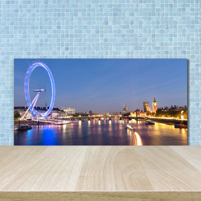 Lucylla 50cm W x 100cm L Glass Peel and Stick Panel