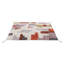 Abstract Area Rug in White/Purple/Red-71043887