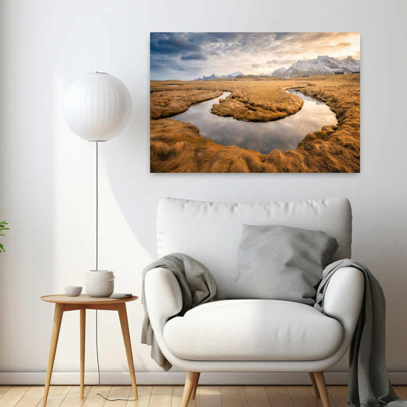 Lofoten XXIII, art mural abstrait contemporain, H 36 po x l 24 po