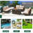 Eirwyn 6 - Person Patio Conversation Set with Cushions-928463276
