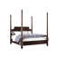 Ensemble de chambre à coucher en bois massif 3 pièces Royal Kahala-59229441