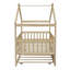 Lit en bois avec lit gigogne simple-171366147-171366145