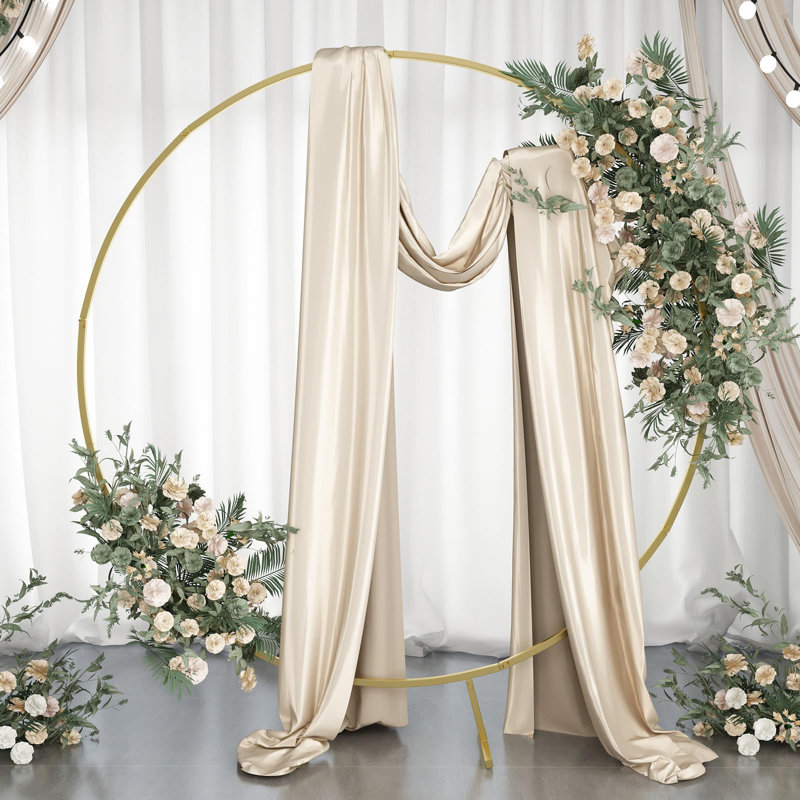 86.6'' W x 12'' D Backdrops & Signs in Gold