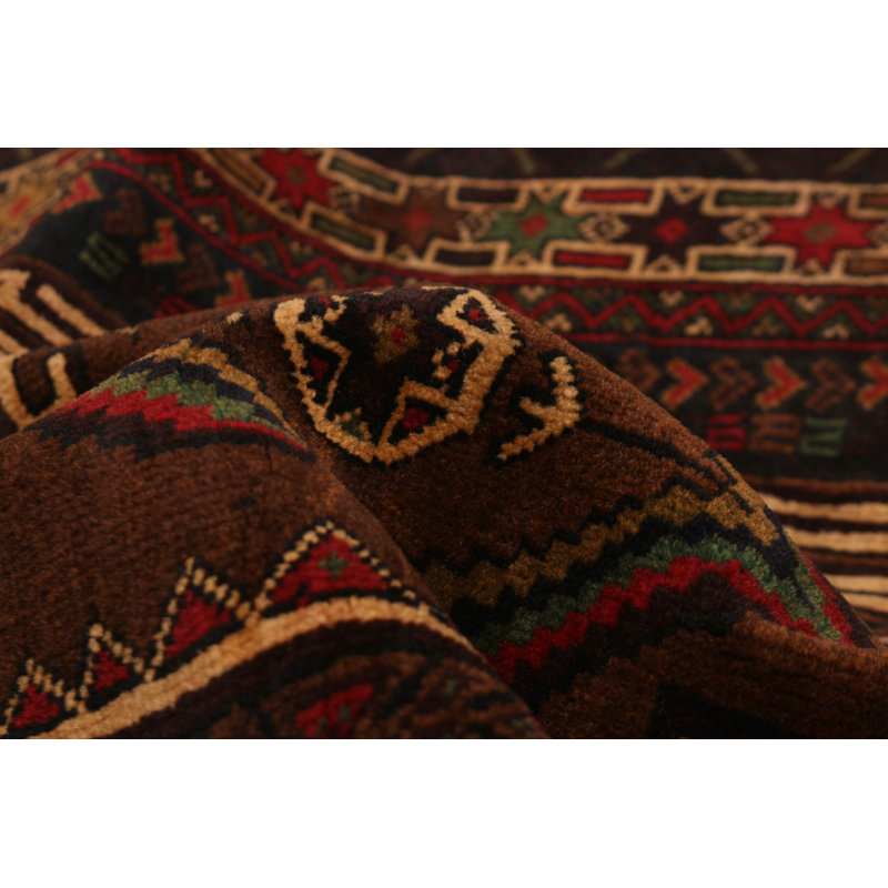 Teimani Brown Rug 3'9" x 6'7"