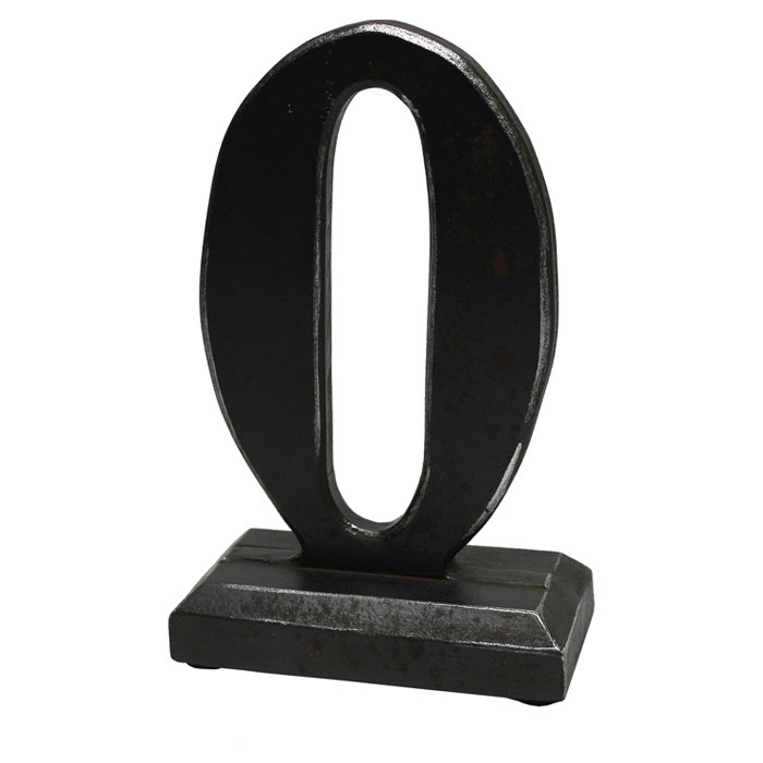 Sculpture typographique sur base, 0