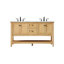 Ensemble de meuble-lavabo double 60 po Narron-73360080