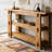 63" Solid Wood Console Table