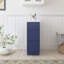 Armoire de salle de bain autoportante de style Shaker de 12 po avec 3 tiroirs, sans comptoir, prête à assembler, bleu-95216791